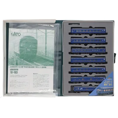 『中古即納』{RWM} 10-163 24系25形「北斗星」特急形寝台客車 7両基本セット(動力無し) Nゲージ 鉄道模型 KATO(カトー)(19991231)