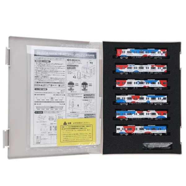 『中古即納』{RWM} 50800 近鉄9820系(京都・奈良線 大阪・関西万博ラッピングトレイン) 6両編成セット(動力付き) Nゲージ 鉄道模型 GREENMAX(20250717)