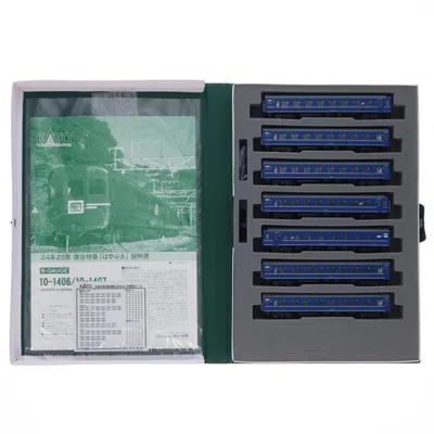 『中古即納』{RWM} 10-1407 24系25形 寝台特急「はやぶさ」 7両増結セット Nゲージ 鉄道模型 KATO(カトー)(20170428)