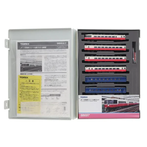 『中古即納』{RWM} 98697 JR 14系客車(リゾート白馬)セット(6両)(動力無し) Nゲージ 鉄道模型 TOMIX(トミックス)(20200610)