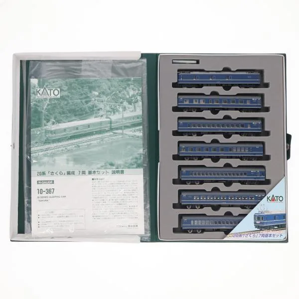 『中古即納』{RWM} 10-367 20系「さくら」 7両基本セット(動力無し) Nゲージ 鉄道模型 KATO(カトー)(19991231)