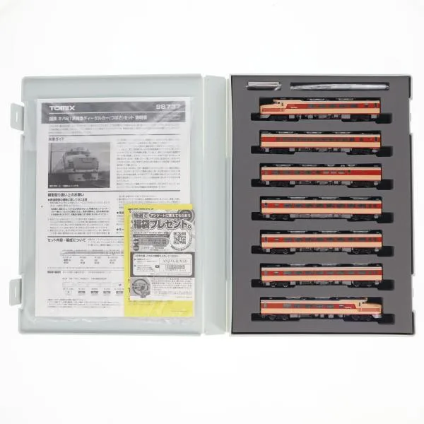 『中古即納』{RWM} 98737 国鉄 キハ81系特急ディーゼルカー(つばさ)セット(7両)(動力付き) Nゲージ 鉄道模型 TOMIX(トミックス)(20210626)