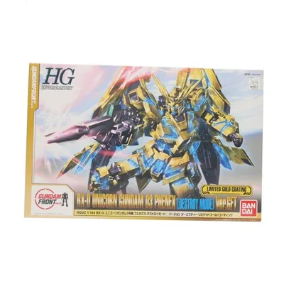 『中古即納』{PTM} HGUC 1/144 ユニコーンガンダム3号機 フェネクス(デストロイモード) Ver.GFT リミテッドゴールド プラモデル バンダイ(20061221)