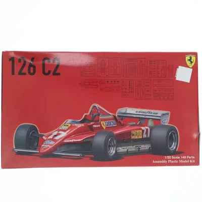 『中古即納』{PTM} グランプリシリーズ No.2 1/20 フェラーリ 126C2 1982 プラモデル フジミ模型(FUJIMI)(20160302)