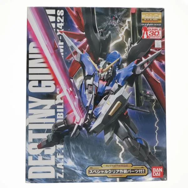 『中古即納』{PTM} MG 1/100 デスティニーガンダム スペシャルクリア外装パーツ付き ガンプラ30周年記念特別企画 プラモデル バンダイ(20091218)