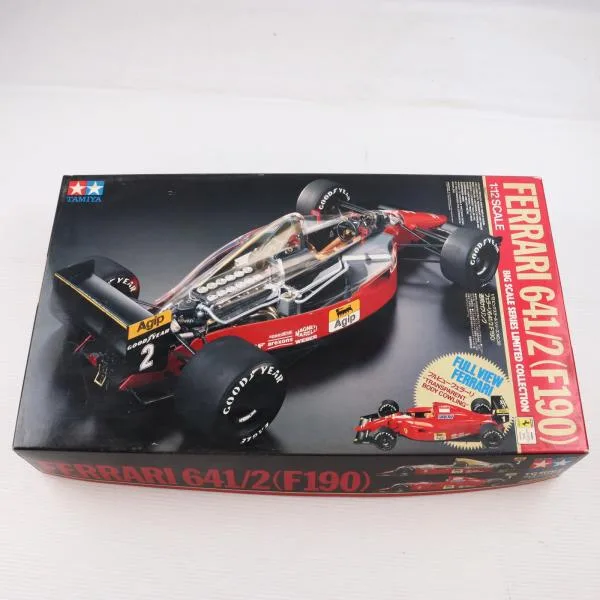 『中古即納』{PTM} ビッグスケールシリーズ No.30 1/12 フルビュー フェラーリ 641/2(F190) 透明カウリング ディスプレイモデル プラモデル タミヤ(19991231)