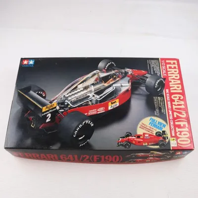 『中古即納』{PTM} ビッグスケールシリーズ No.30 1/12 フルビュー フェラーリ 641/2(F190) 透明カウリング ディスプレイモデル プラモデル タミヤ(19991231)