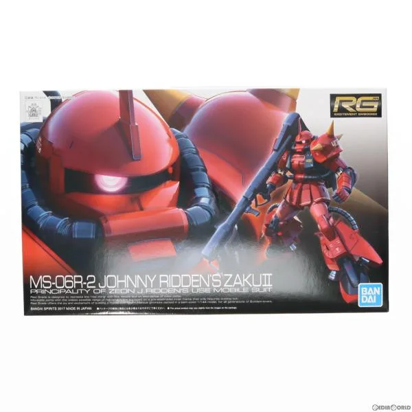 『中古即納』{PTM} RG 1/144 MS-06R-2 ジョニー・ライデン専用ザクII 機動戦士ガンダム MSV プラモデル(5062901) バンダイスピリッツ(20220331)
