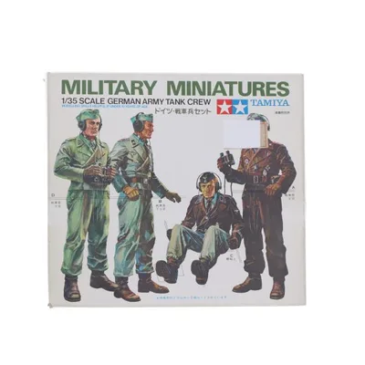 『中古即納』{PTM} ミリタリーミニチュアシリーズ 1/35 ドイツ・戦車兵セット プラモデル(35019) タミヤ(19991231)