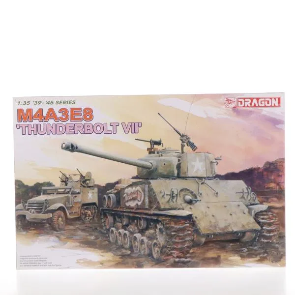 『中古即納』{PTM} 1/35 WW.II アメリカ陸軍 重戦車 M4A3E8 シャーマン イージーエイト サンダーボルトVII プラモデル(DR6183) DRAGON(ドラゴン)(20060831)