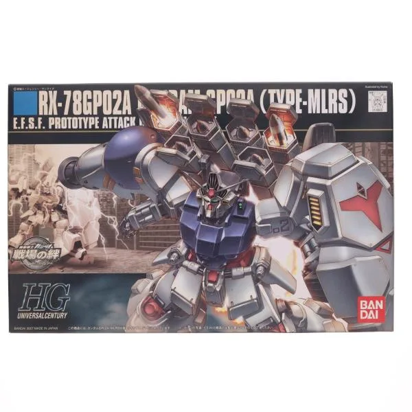 『中古即納』{PTM} HGUC 1/144 RX-78GP02A ガンダム試作2号機(MLRS仕様) 機動戦士ガンダム0083 STARDUST MEMORY プラモデル(0148830) バンダイ(20070228)