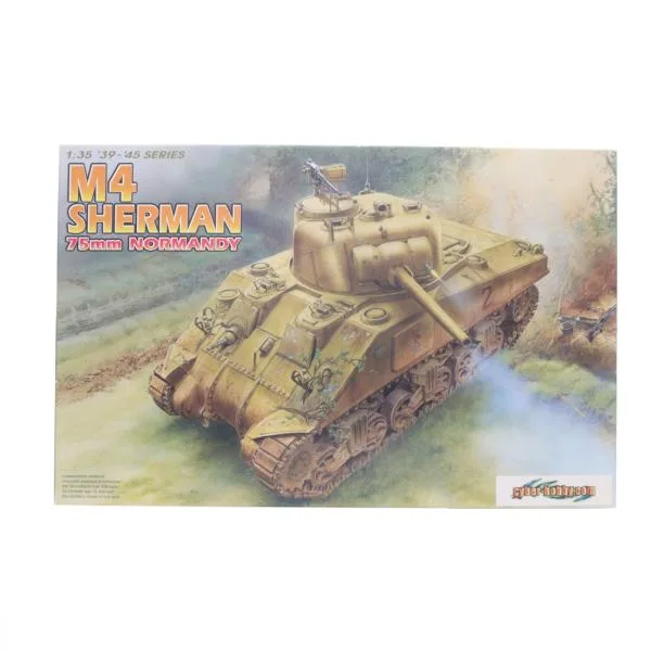 『中古即納』{PTM} '39-'45 SERIES 1/35 M4シャーマン中戦車 75mm砲搭載型 ノルマンディ上陸作戦 プラモデル(6511) サイバーホビー/DRAGON(20090228)
