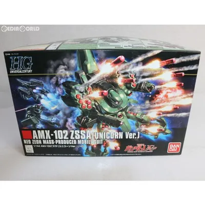 『中古即納』{PTM} HGUC 1/144 AMX-102 ズサ(ユニコーンVer.) 機動戦士ガンダムUC プラモデル(0190135) バンダイ(20140621)