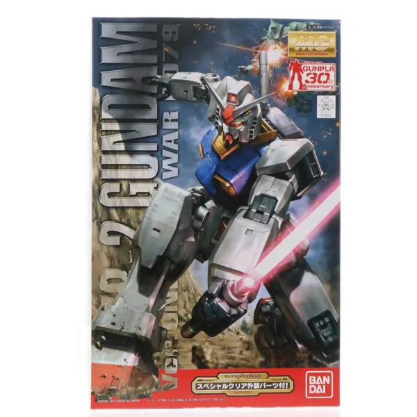 『中古即納』{PTM} スペシャルクリア外装パーツ付属 MG 1/100 ガンダム〔Ver.ONE YEAR WAR 0079〕 プラモデル(0162043) ガンプラ30周年企画 バンダイ(20100218)