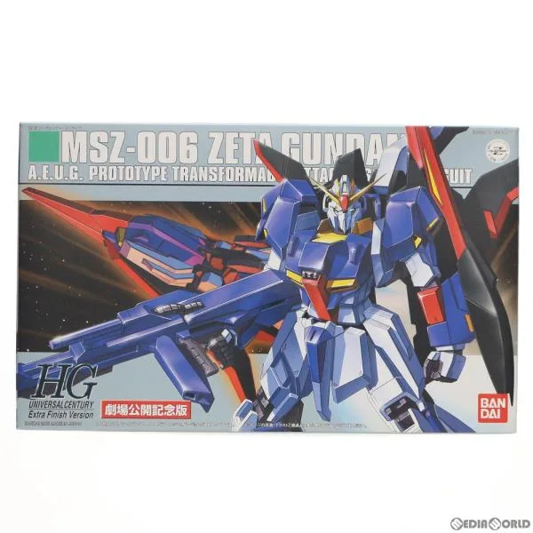 『中古即納』{PTM} HGUC 1/144 MSZ-006 Zガンダム 劇場公開記念版(エクストラフィニッシュVer.) 機動戦士Zガンダム プラモデル(0138558) バンダイ(20051030)