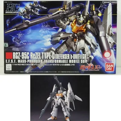 『中古即納』{PTM} HGUC 1/144 RGZ-95C リゼルC型(ディフェンサーbユニット/ゼネラル・レビル配備機) 機動戦士ガンダムUC プラモデル バンダイ(20180809)