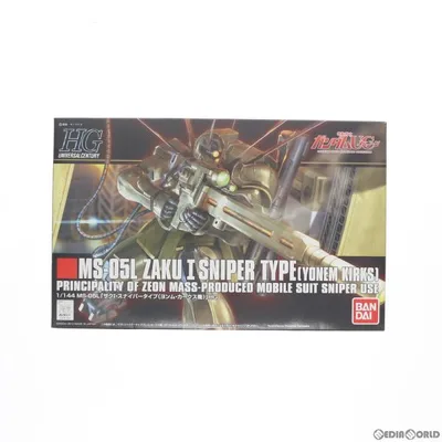 『中古即納』{PTM} HGUC 1/144 MS-05L ザクI・スナイパータイプ(ヨンム・カークス機) 機動戦士ガンダムUC プラモデル(0175794) バンダイ(20180724)