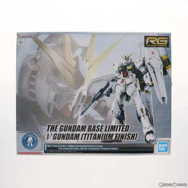 『中古即納』{PTM} ガンダムベース限定 RG 1/144 RX-93 νガンダム チタニウムフィニッシュ 機動戦士ガンダム プラモデル バンダイスピリッツ(20200208)