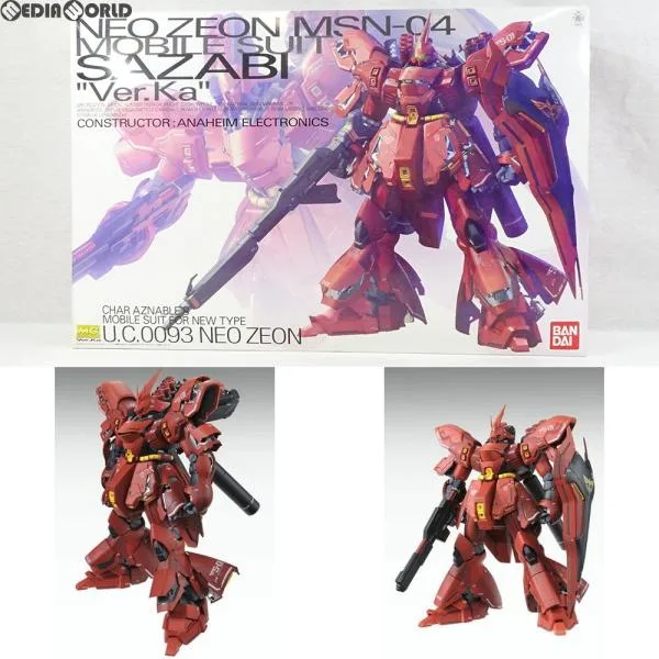『中古即納』{PTM} MG 1/100 MSN-04 サザビー Ver.ka 機動戦士ガンダム 逆襲のシャア プラモデル(0185135) バンダイ(20180530)