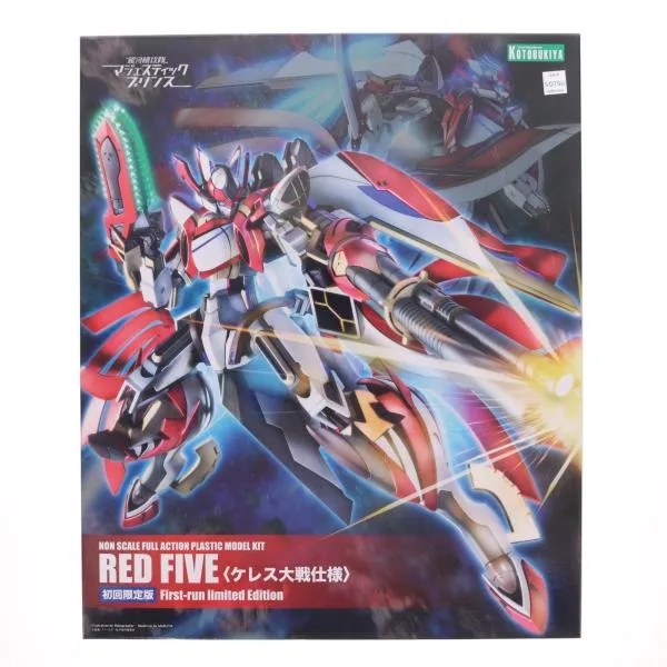 『中古即納』{PTM} RED FIVE レッドファイブ(ケレス大戦仕様) 初回限定版 銀河機攻隊マジェスティックプリンス プラモデル(KP333) コトブキヤ(20141226)