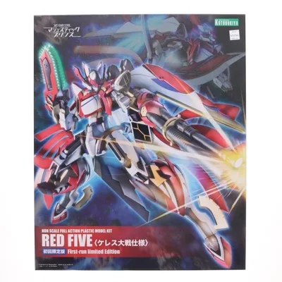 『中古即納』{PTM} RED FIVE レッドファイブ(ケレス大戦仕様) 初回限定版 銀河機攻隊マジェスティックプリンス プラモデル(KP333) コトブキヤ(20141226)