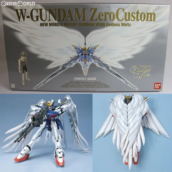 『中古即納』{PTM} PG 1/60 XXXG-00W0 ウイングガンダムゼロカスタム 新機動戦記ガンダムW Endless Waltz(エンドレスワルツ) プラモデル バンダイ(20100825)