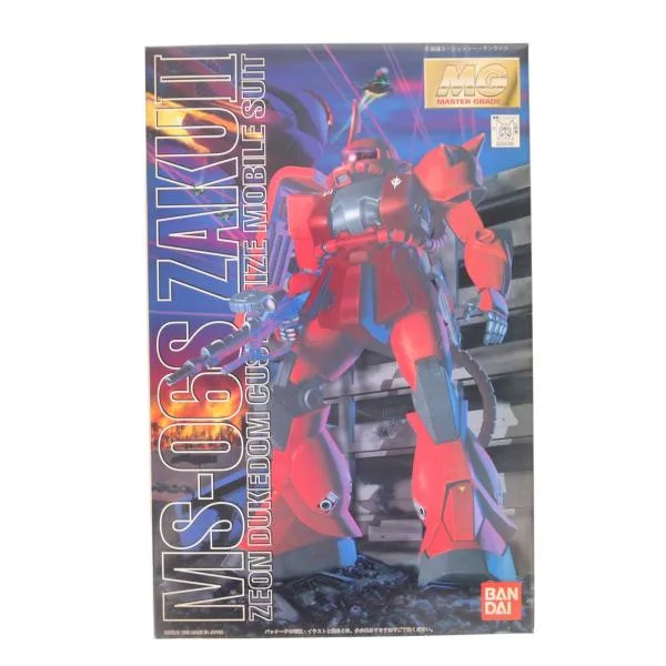 『中古即納』{PTM} MG 1/100 MS-06S シャア・アズナブル専用 ザクII 機動戦士ガンダム プラモデル(0048290) バンダイ(20170802)