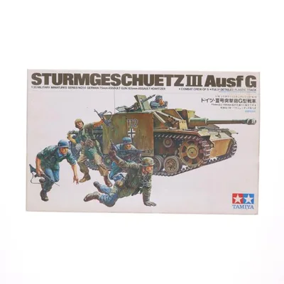 『中古即納』{PTM} ミリタリーミニチュアシリーズ No.14 1/35 ドイツ III号突撃砲G型戦車 プラモデル(35014) タミヤ(19701231)