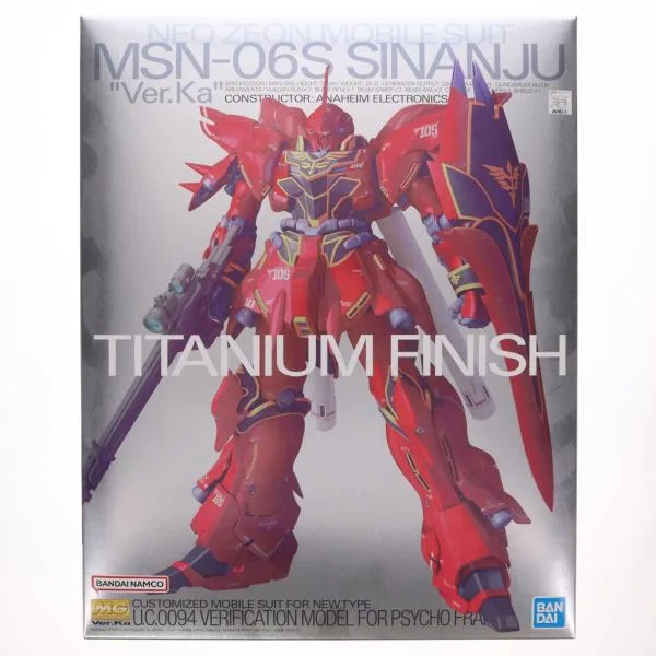 『中古即納』{PTM} MG 1/100 MSN-06S シナンジュ Ver.ka. チタニウムフィニッシュ 機動戦士ガンダムUC プラモデル バンダイスピリッツ(20180430)