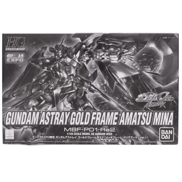『中古即納』{PTM} ガンプラEXPO2013限定 HG 1/144 ガンダムアストレイ ゴールドフレーム天ミナ メッキフレーム/クリアアーマー プラモ バンダイ(20131121)