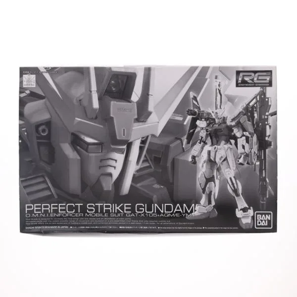 『中古即納』{PTM} プレバン限定 RG 1/144 GAT-X105+AQM/E-YM1 パーフェクトストライク ガンダムSEED プラモデル(5058086) バンダイスピリッツ(20190930)