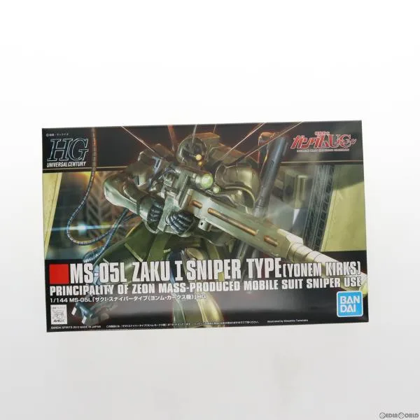 『中古即納』{PTM} HGUC 1/144 MS-05L ザクI・スナイパータイプ(ヨンム・カークス機) 機動戦士ガンダムUC プラモデル バンダイスピリッツ(20211029)