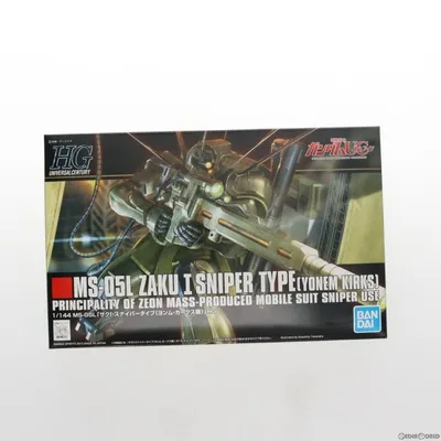 『中古即納』{PTM} HGUC 1/144 MS-05L ザクI・スナイパータイプ(ヨンム・カークス機) 機動戦士ガンダムUC プラモデル バンダイスピリッツ(20211029)