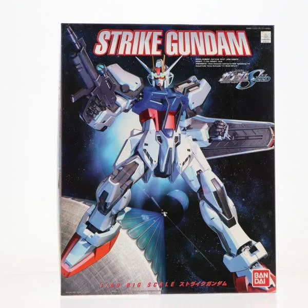 『中古即納』{PTM} 1/60 ストライクガンダム 機動戦士ガンダムSEED(シード) プラモデル(0114212) バンダイ(20021220)