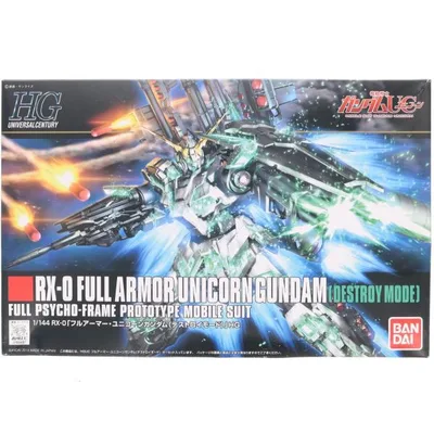 『中古即納』{PTM} HGUC 1/144 RX-0 フルアーマー・ユニコーンガンダム(デストロイモード) 機動戦士ガンダムUC プラモデル(0189487) バンダイ(20171224)