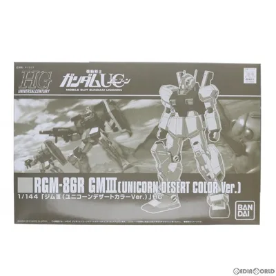 『中古即納』{PTM} プレミアムバンダイ限定 HGUC 1/144 RGM-86R ジムIII(ユニコーンデザートカラーVer.) 機動戦士ガンダムUC プラモデル バンダイ(20120721)