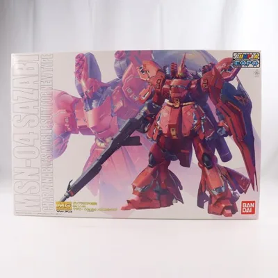 "Used Instant Delivery" {PTM} Gunpla EXPO Limited MG 1/100 MSN-04 Sazabi Ver.Ka Mechanical Clear Mobile Suit Gundam Char's Counterattack Plastic Model Bandai (20160811)
