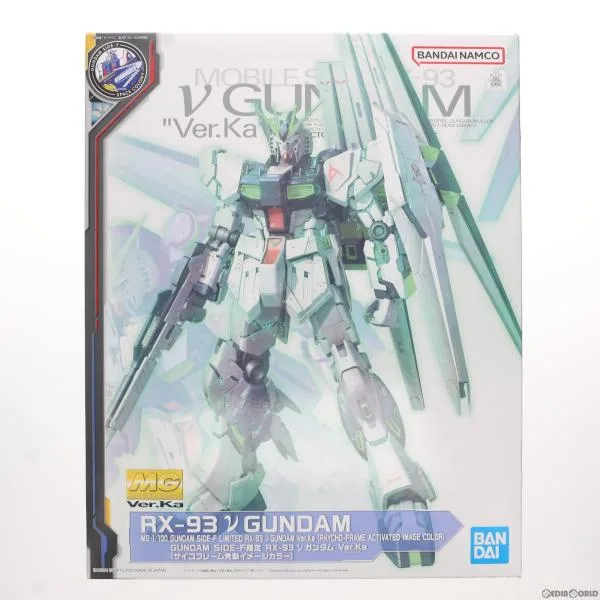 『中古即納』{PTM} GUNDAM SIDE-F限定 MG 1/100 RX-93 νガンダム Ver.Ka(サイコフレーム発動イメージ) ガンダム プラモデル バンダイスピリッツ(20220806)