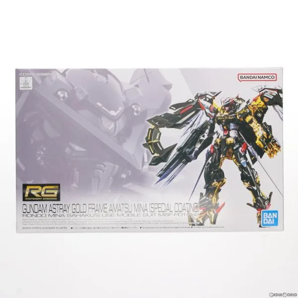 『中古即納』{PTM} RG 1/144 MBF-P01-Re2 ガンダムアストレイ ゴールドフレーム天ミナ(スペシャルコーティング) プラモデル バンダイスピリッツ(20180430)