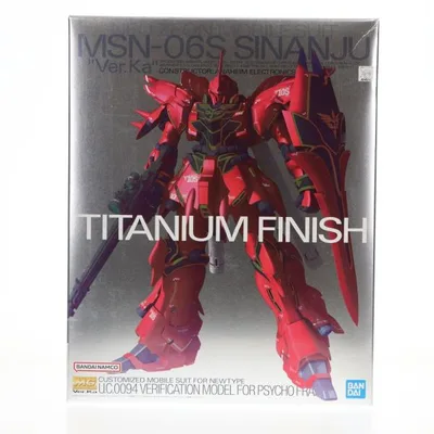 『中古即納』{PTM} MG 1/100 MSN-06S シナンジュ Ver.ka. チタニウムフィニッシュ 機動戦士ガンダムUC プラモデル バンダイスピリッツ(20180430)