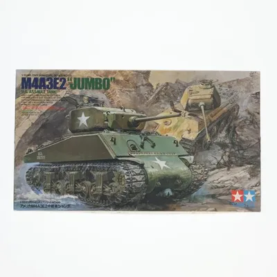 『中古即納』{PTM} ミリタリーミニチュアシリーズ No.139 1/35 アメリカ M4A3E2 中戦車ジャンボ プラモデル(35139) タミヤ(19871231)