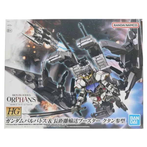 『中古即納』{PTM} (再販) HG 1/144 ガンダムバルバトス&長距離輸送ブースター クタン参型 鉄血のオルフェンズ プラモデル バンダイスピリッツ(20241002)