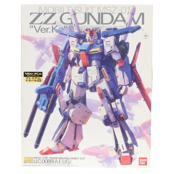 『中古即納』{PTM} MG 1/100 MSZ-010 ダブルゼータガンダム Ver.Ka ガンダムZZ プレミアムデカール同梱版 プラモデル(0222236) バンダイ(20170923)