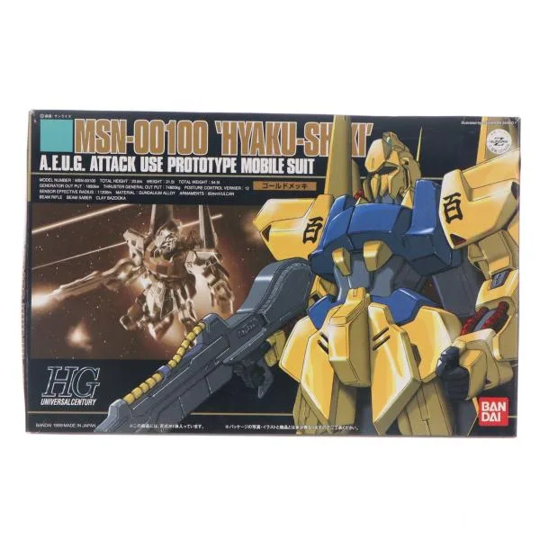 『中古即納』{PTM} HGUC 1/144 MSN-00100 百式 機動戦士Zガンダム プラモデル(0074438) バンダイ(19991031)