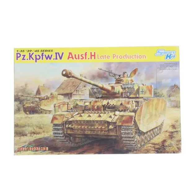 『中古即納』{PTM} '39-'45 SERIES 1/35 WW.II ドイツ軍 IV号戦車H型 後期生産型 プラモデル(CH6300) サイバーホビー(20110719)