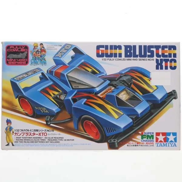 『中古即納』{PTM} フルカウルミニ四駆シリーズ No.19 1/32 ガンブラスター XTO プラモデル(19419) タミヤ(20150930)