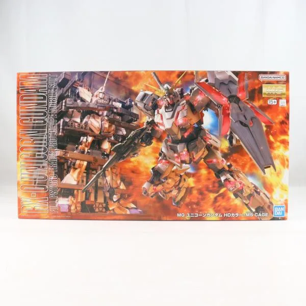 『中古即納』{PTM} MG 1/100 RX-0 ユニコーンガンダム HDカラー+MS CAGE 機動戦士ガンダムUC(ユニコーン) プラモデル(0162052) バンダイスピリッツ(20241231)