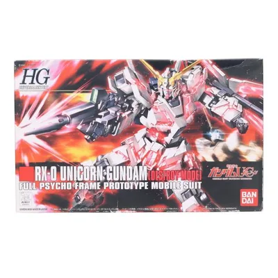 『中古即納』{PTM} HGUC 1/144 ユニコーンガンダム デストロイモード 機動戦士ガンダムUC(ユニコーン) プラモデル バンダイ(20170610)