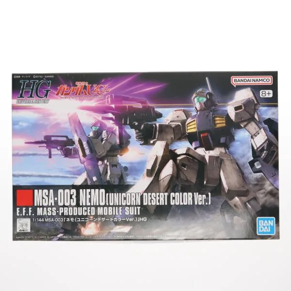 『中古即納』{PTM} (再販) HGUC 1/144 MSA-003 ネモ(ユニコーンデザートカラーVer.) 機動戦士ガンダムUC(ユニコーン) プラモデル(5060958) BSP(20251001)