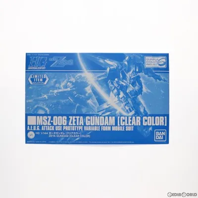 『中古即納』{PTM} イベント限定 HGUC 1/144 GUNPLA EVOLUTION PROJECT MSZ-006 ゼータガンダム クリアカラー Zガンダム プラモデル バンダイ(20171231)